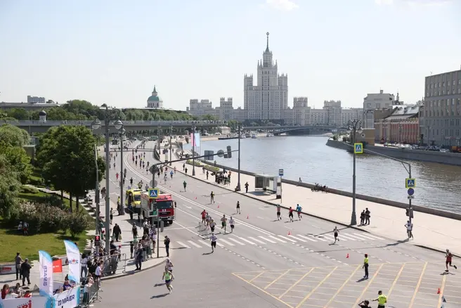 В центре Москвы стартовал полумарафон «ЗаБег.РФ» | Источник: Татьяна Спиридонова / MSK1.RU