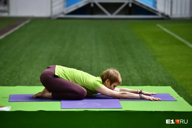 Без растяжки — никуда! | Источник: Дмитрий Емельянов / E1.RU