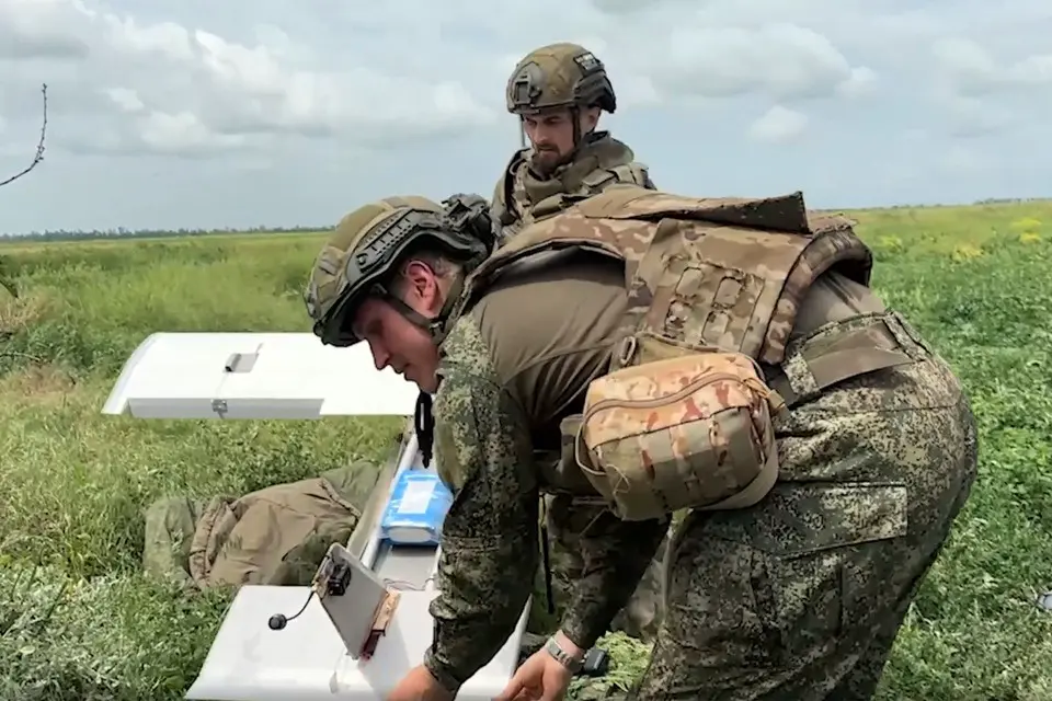 Боевая работа расчета БпЛА "Молния-2"