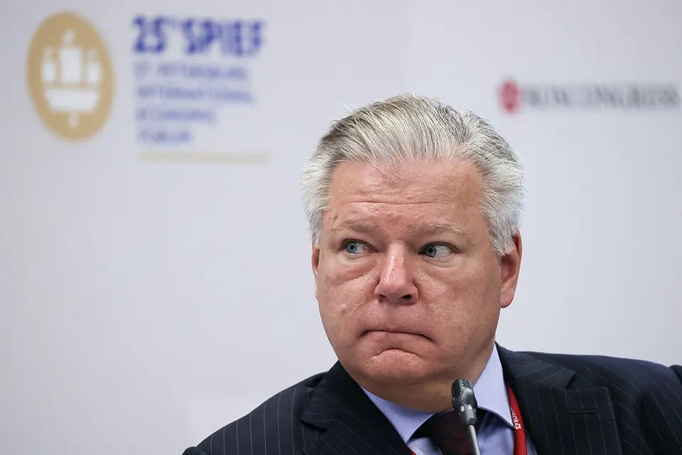 Президент, главный исполнительный директор Американской торговой палаты в России Роберт Эйджи. Фото: Сергей Савостьянов/фотохост-агентство ТАСС