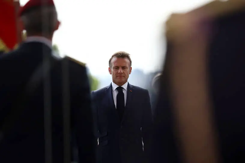 Президент Франции Эмманюэль Макрон
