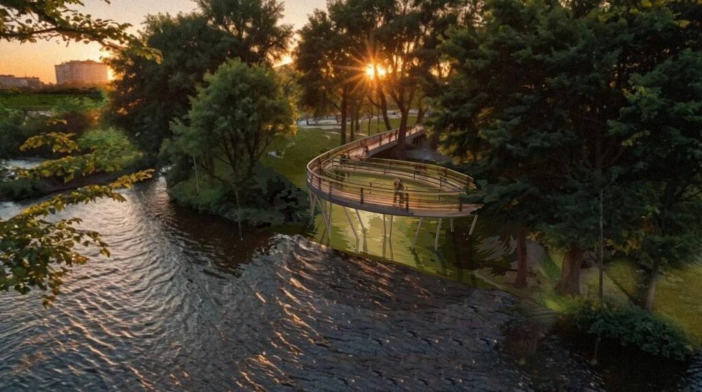 Денис Паслер: благоустройство набережной Ольховки