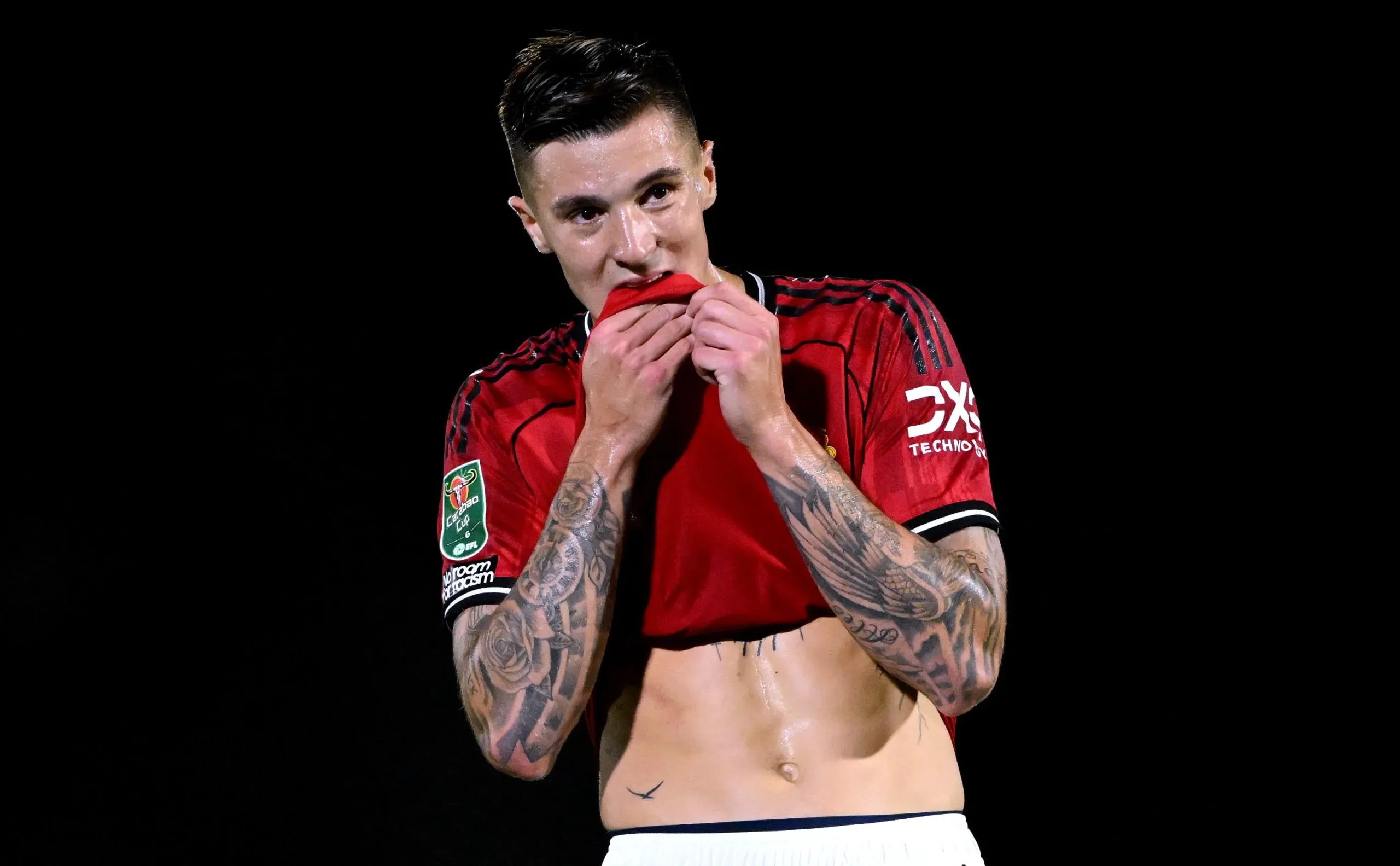 Нападающий Манчестер Юнайтед Беньямин Шешко ( Shaun Botterill / Getty Images)