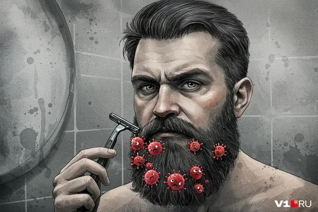 Борода — это не только красота и признак мужественности, но и рассадник опасных заболеваний | Источник: Полина Авдошина / V1.RU