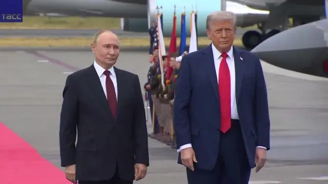 На Аляске начался саммит Путина и Трампа | Источник: ТАСС, прямая трансляция 15.08.2025