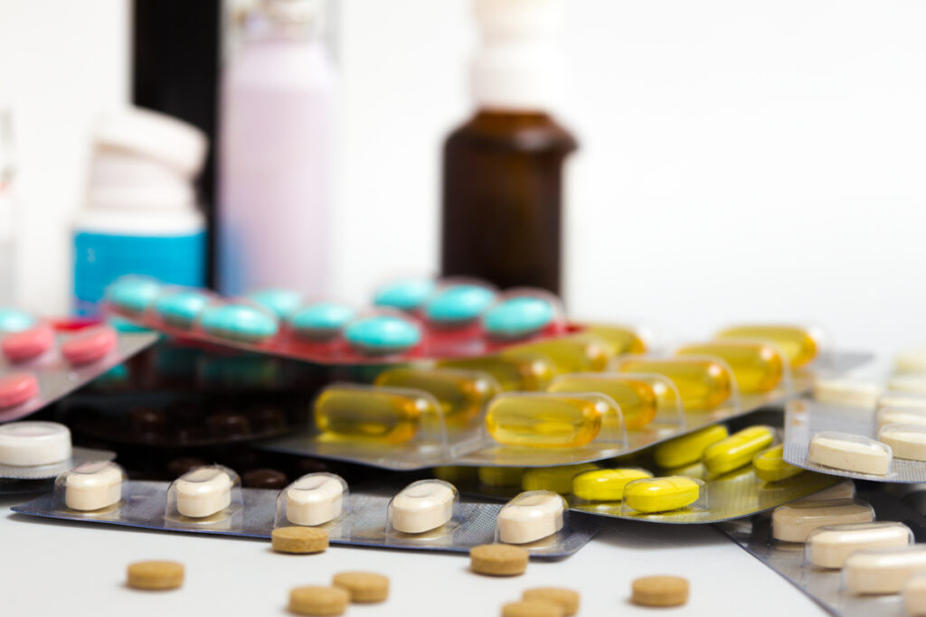 Блистер с таблетками