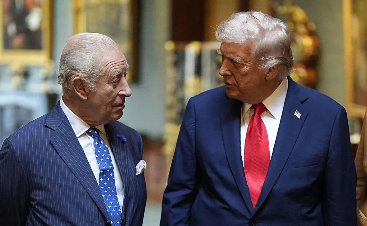 Карл III и Дональд Трамп (Aaron Chown / Getty Images)