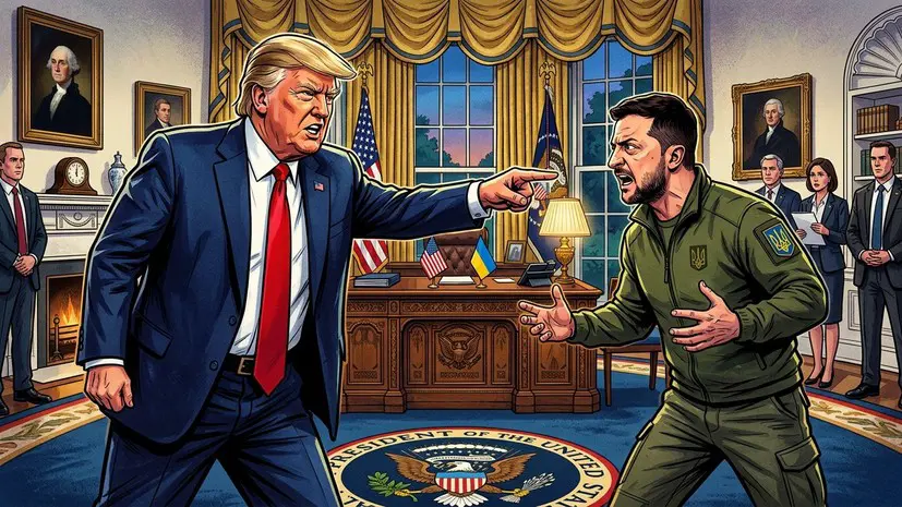 Трамп указал на агрессивное поведение Зеленского в Белом доме