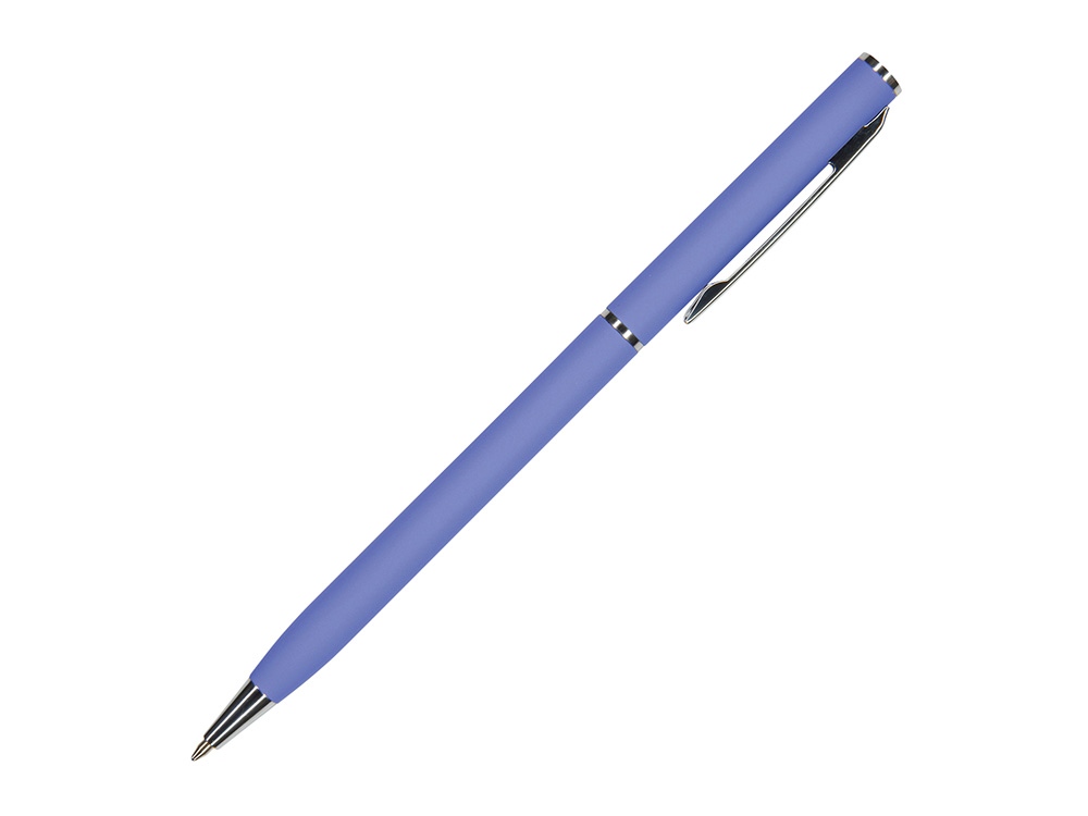 Ручка шариковая автоматическая BrunoVisconti® PALERMO цвет корпуса фиолетовый, soft-touch, 0.7 мм