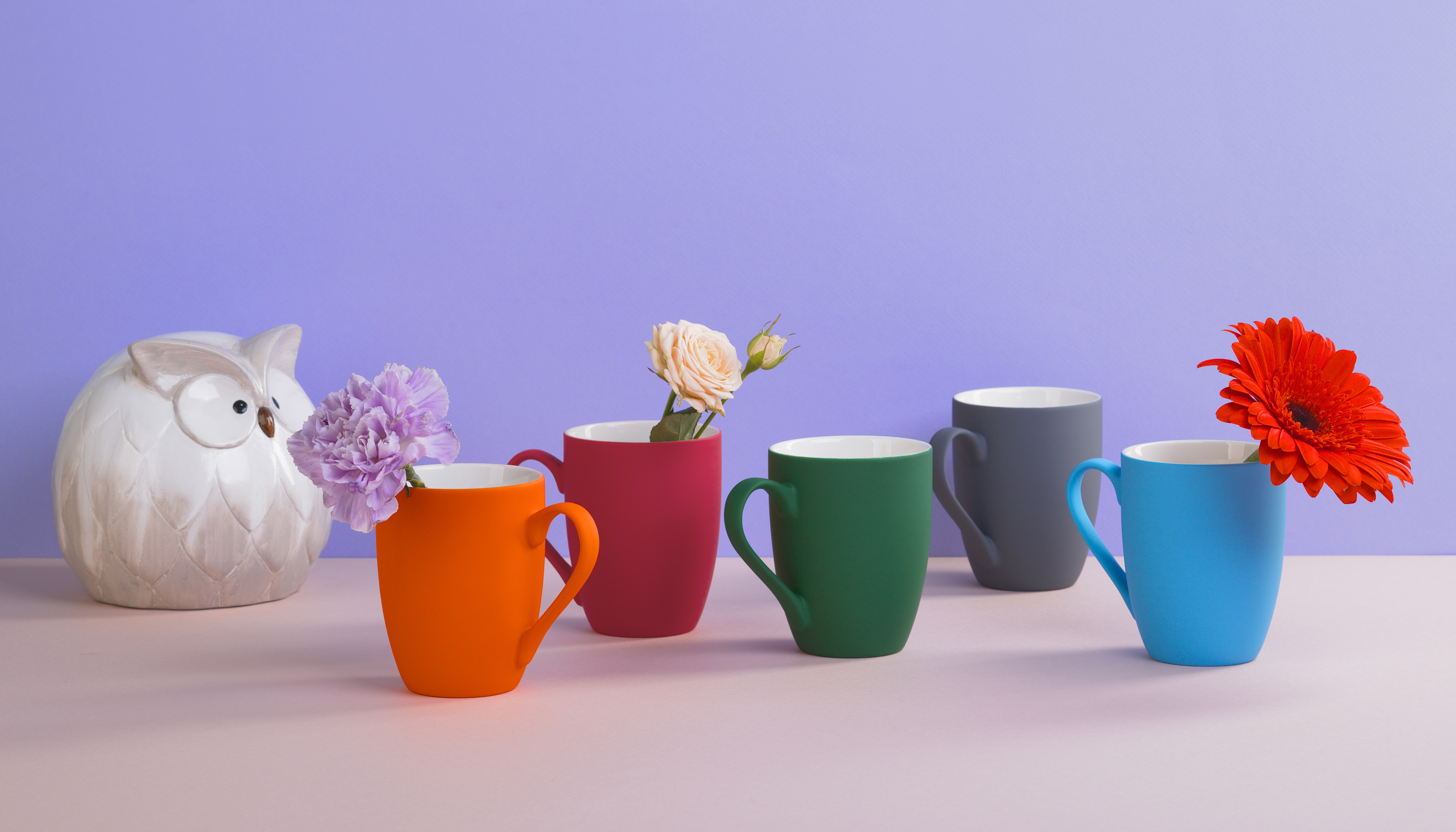 Кружка "Trend", покрытие soft touch, цвет красный
