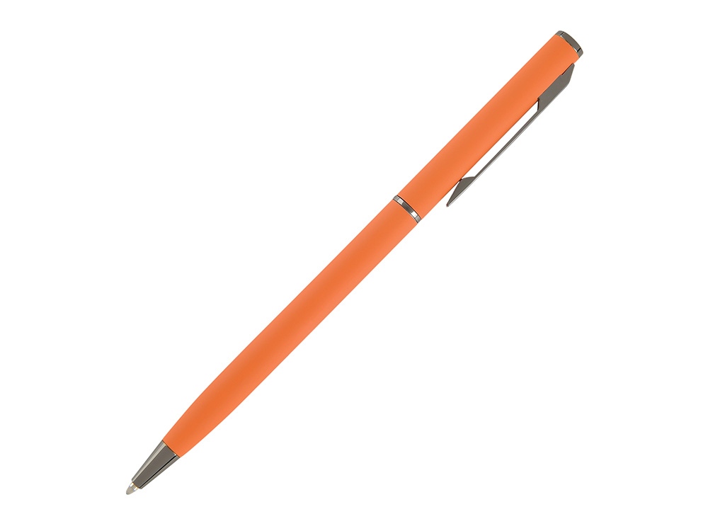 Ручка шариковая автоматическая BrunoVisconti® PALERMO цвет корпуса оранжевый, soft-touch, 0.7 мм