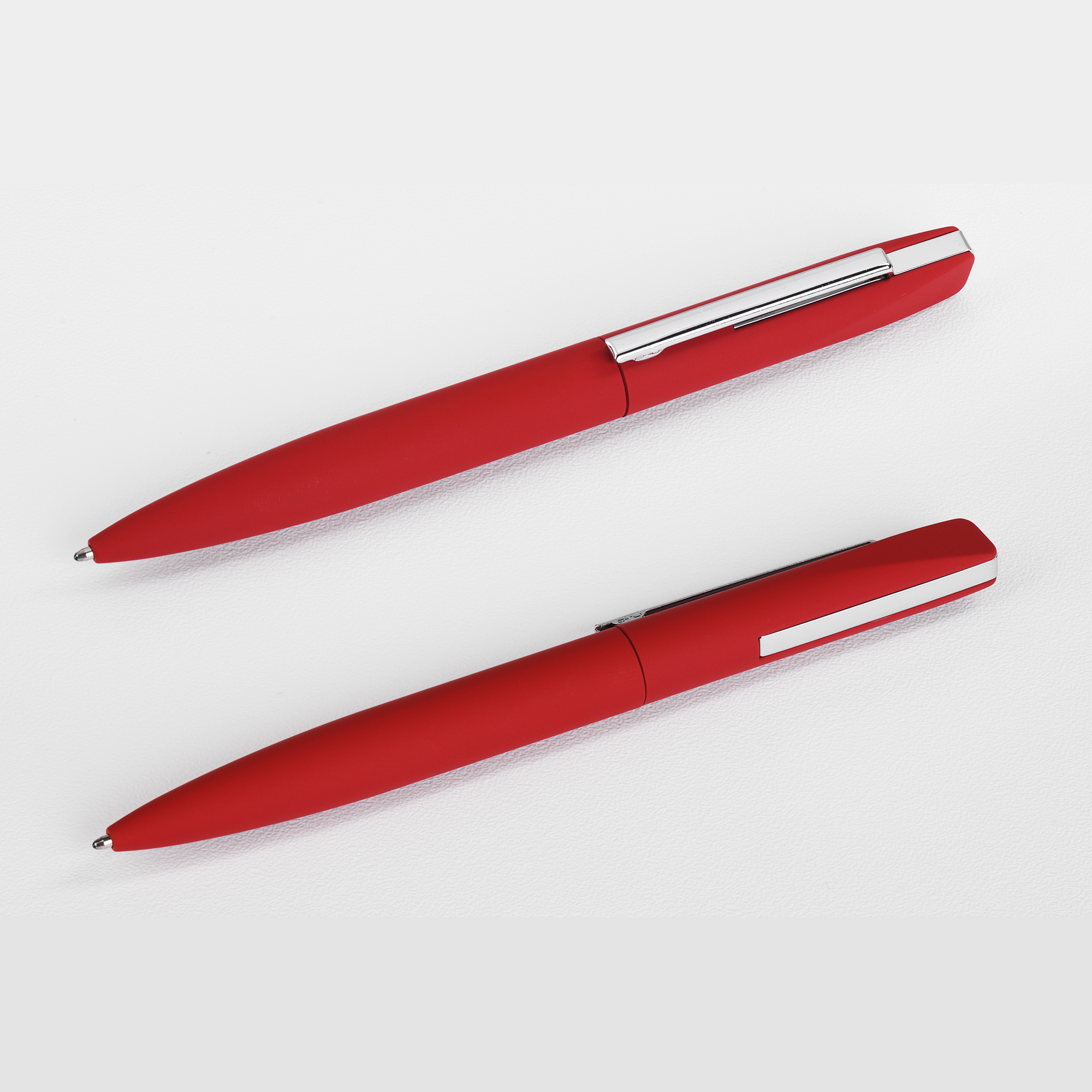 Ручка шариковая "Mercury", покрытие soft touch, цвет красный