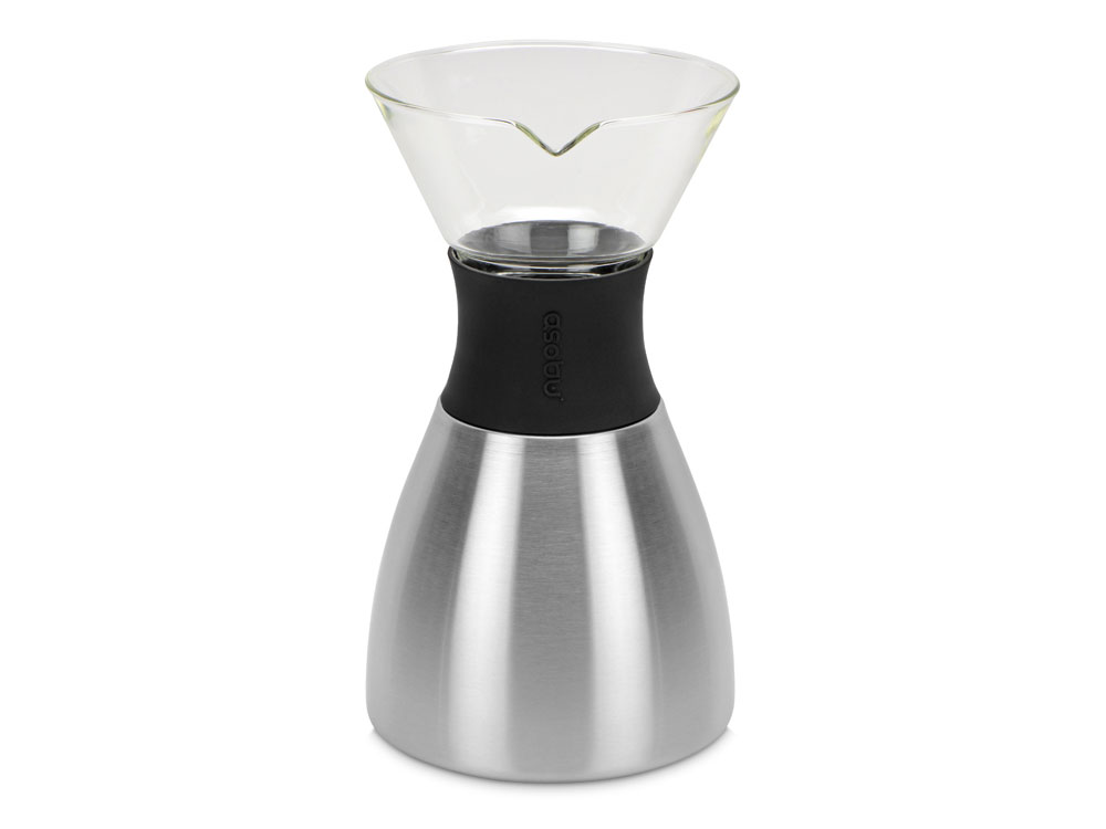 Кофеварка POUR OVER, 1000 мл, серебристый/черный, серебристый, черный