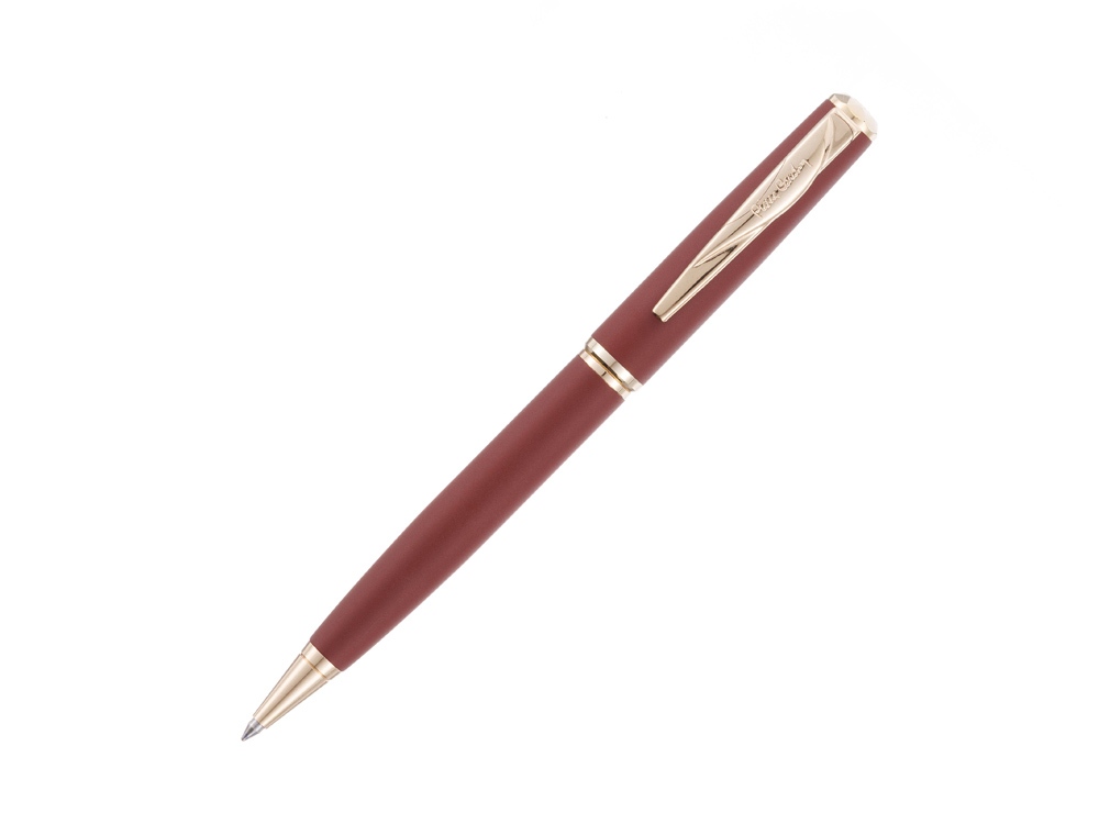 Ручка шариковая Pierre Cardin коллекция ГАММА КЛАССИКА (GAMME CLASSIC). Корпус - латунь. Цвет - терракотовый. Упаковка Е