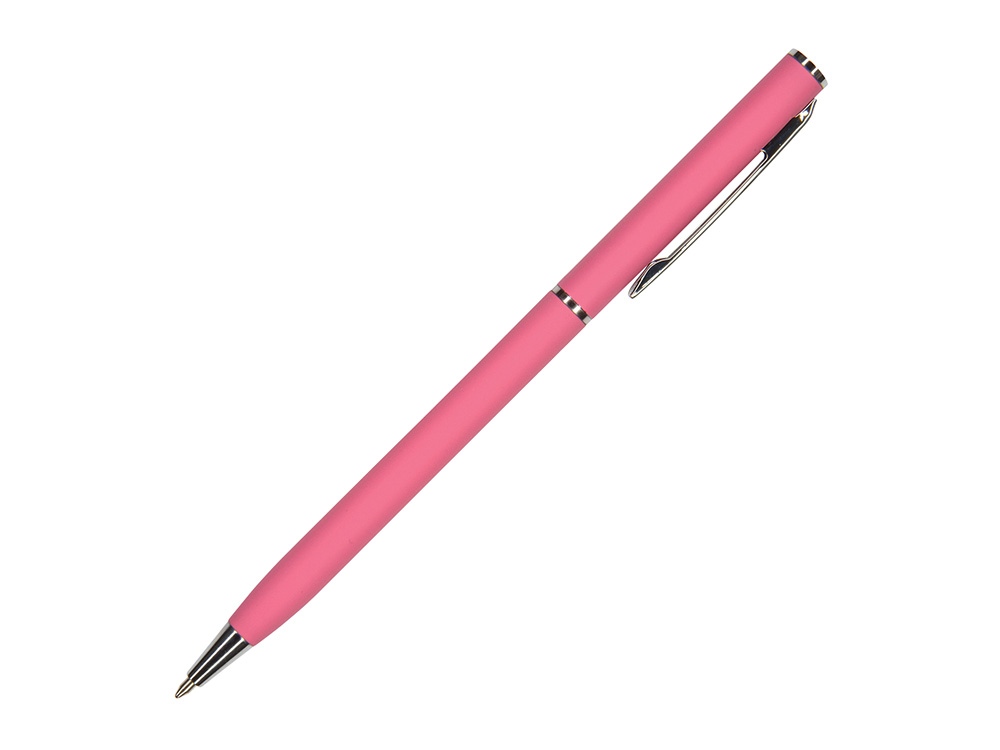 Ручка шариковая автоматическая BrunoVisconti® PALERMO цвет корпуса красный коралловый, soft-touch, 0.7 мм