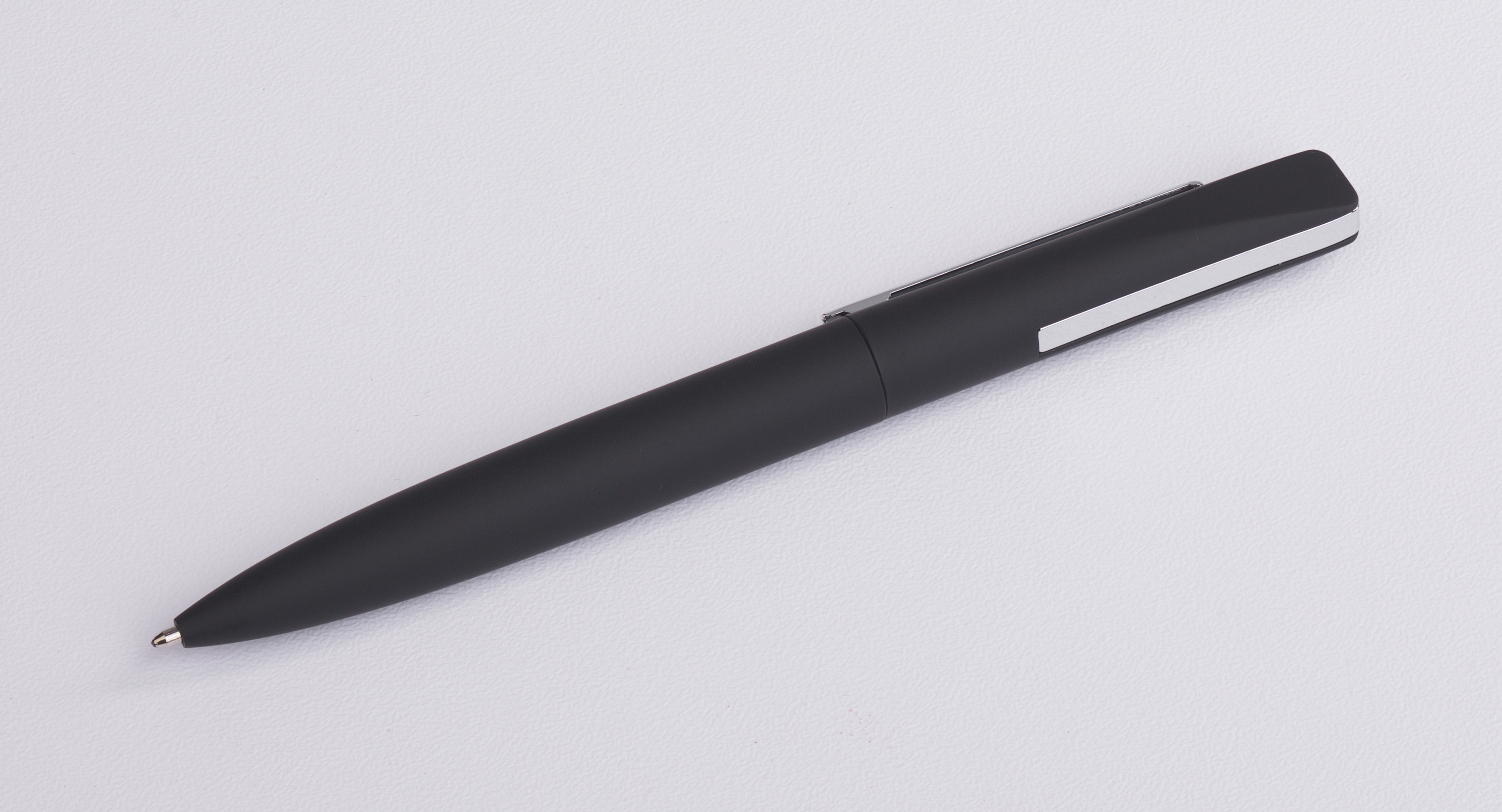 Ручка шариковая "Mercury", покрытие soft touch, цвет черный