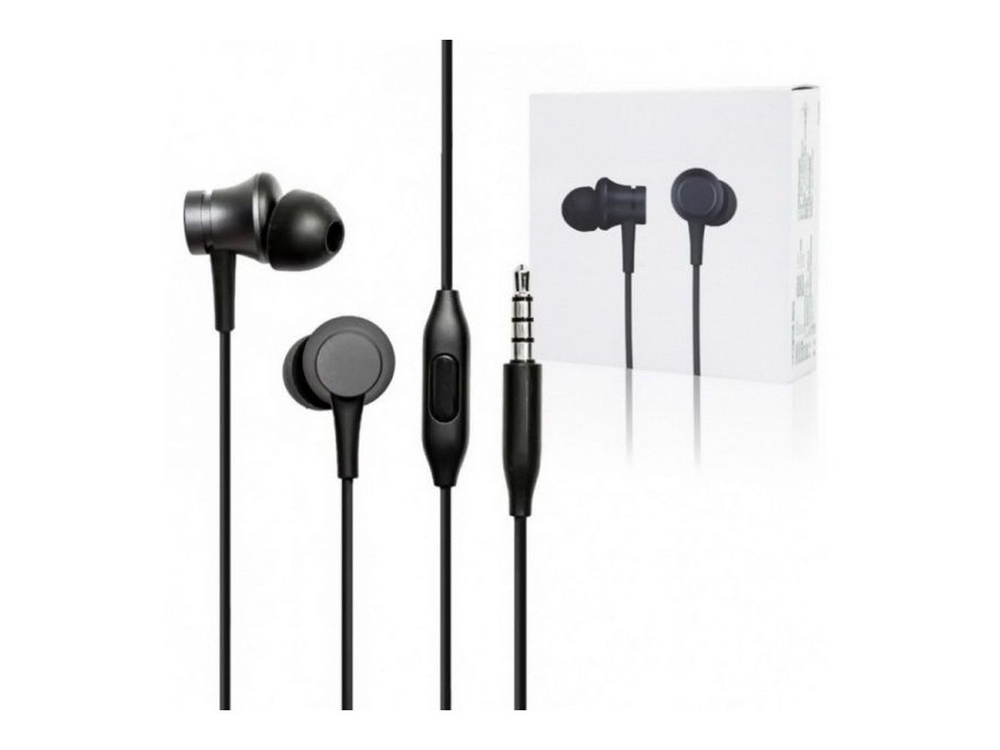 Наушники Mi In-Ear Headphones Basic Black HSEJ03JY (ZBW4354TY), черный