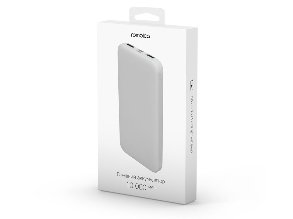 Внешний аккумулятор Rombica NEO P10 White, белый