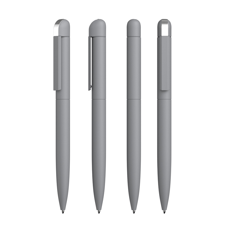 Ручка шариковая "Jupiter", покрытие soft touch, цвет серый