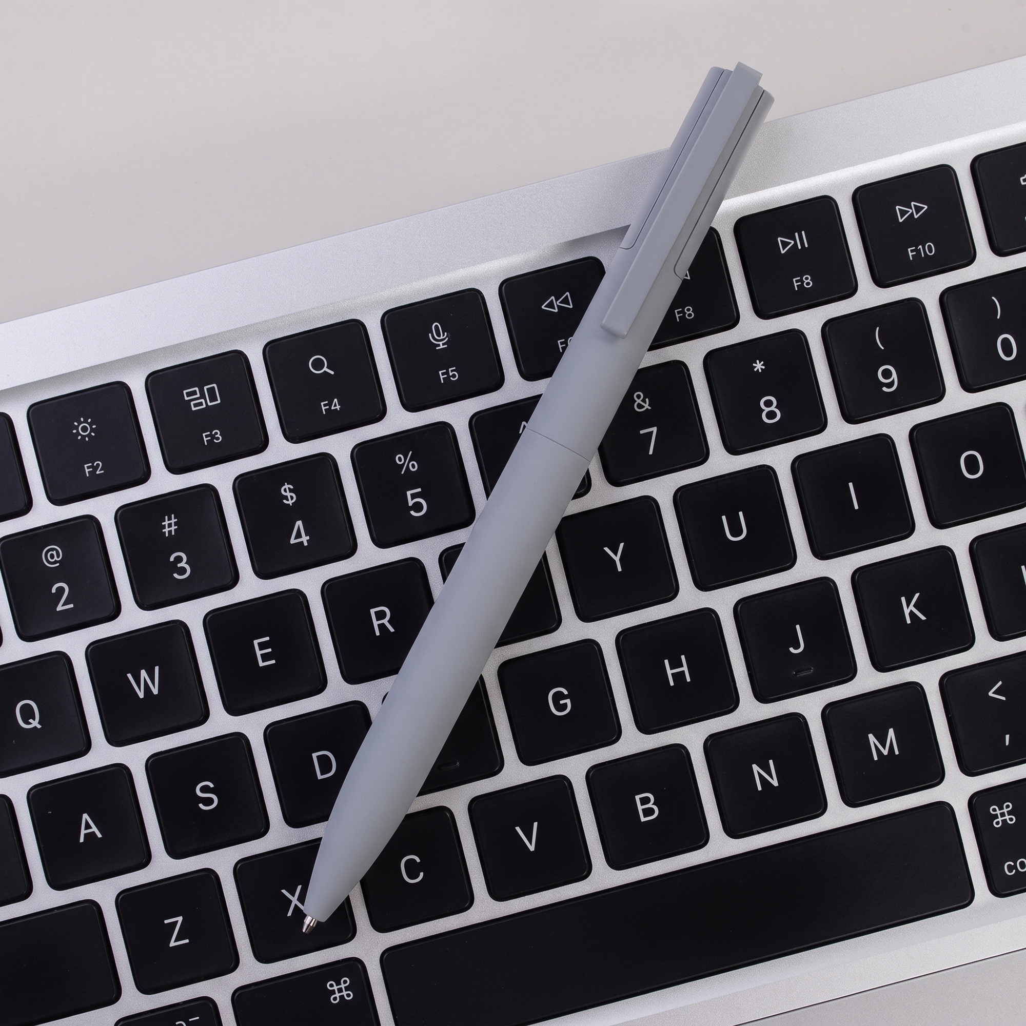 Ручка шариковая "Orion", покрытие soft touch, цвет серый