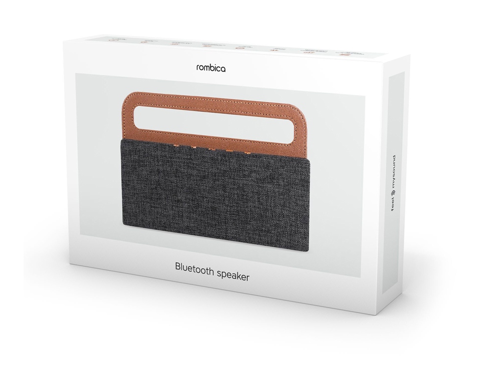 Портативная акустика Rombica Mysound BT-27 Brown, черный, коричневый