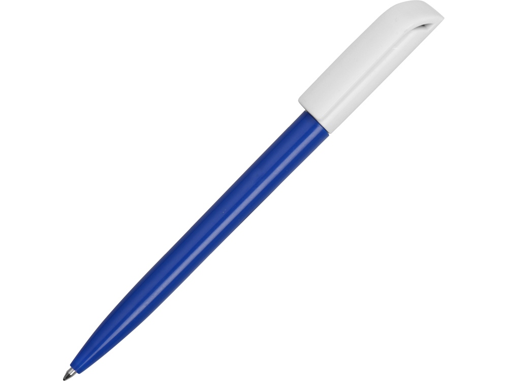 Ручка пластиковая шариковая Миллениум Color BRL, синий/белый, синий, белый