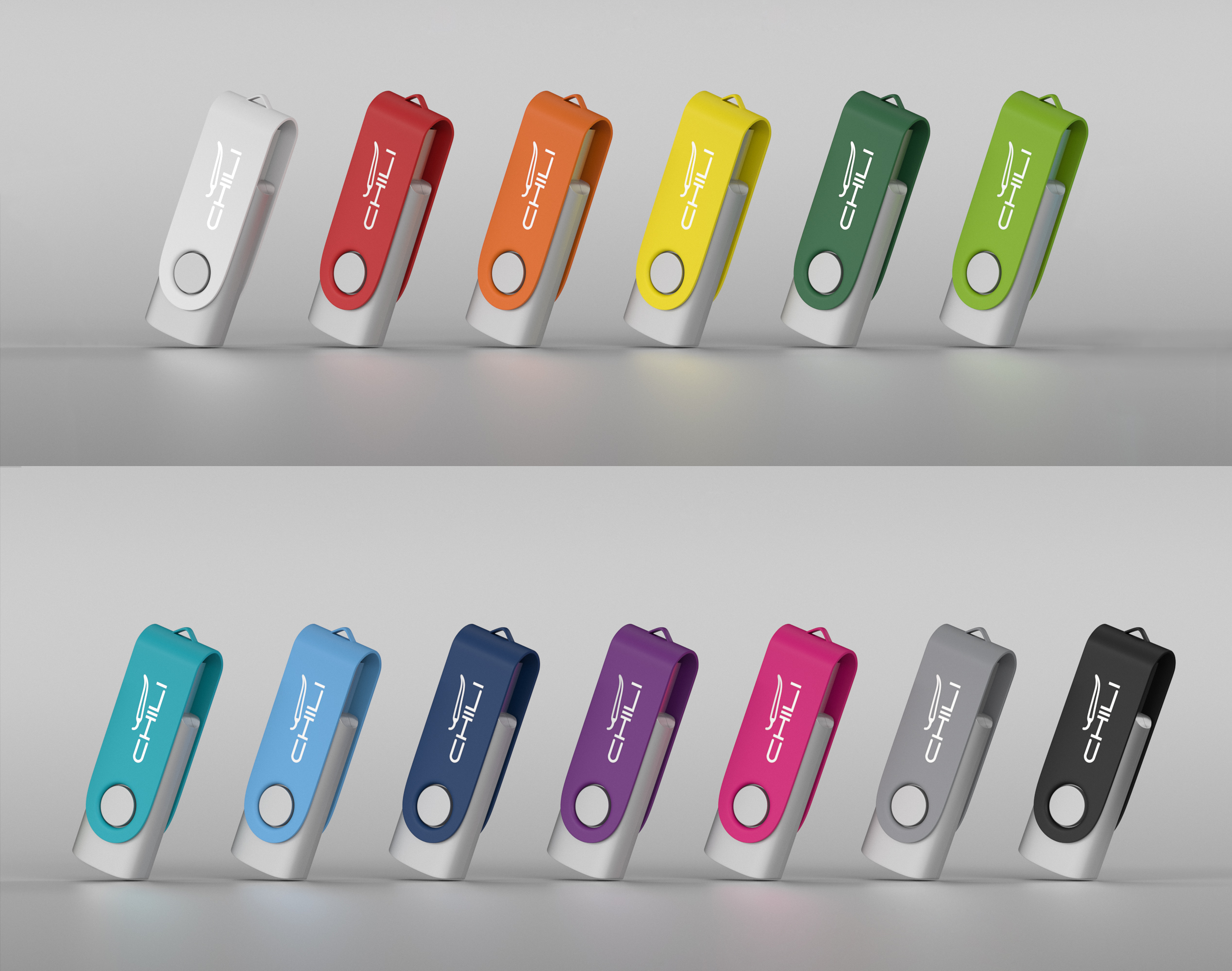 Флеш-карта "Vostok", объем памяти 16GB, покрытие soft touch#, цвет белый