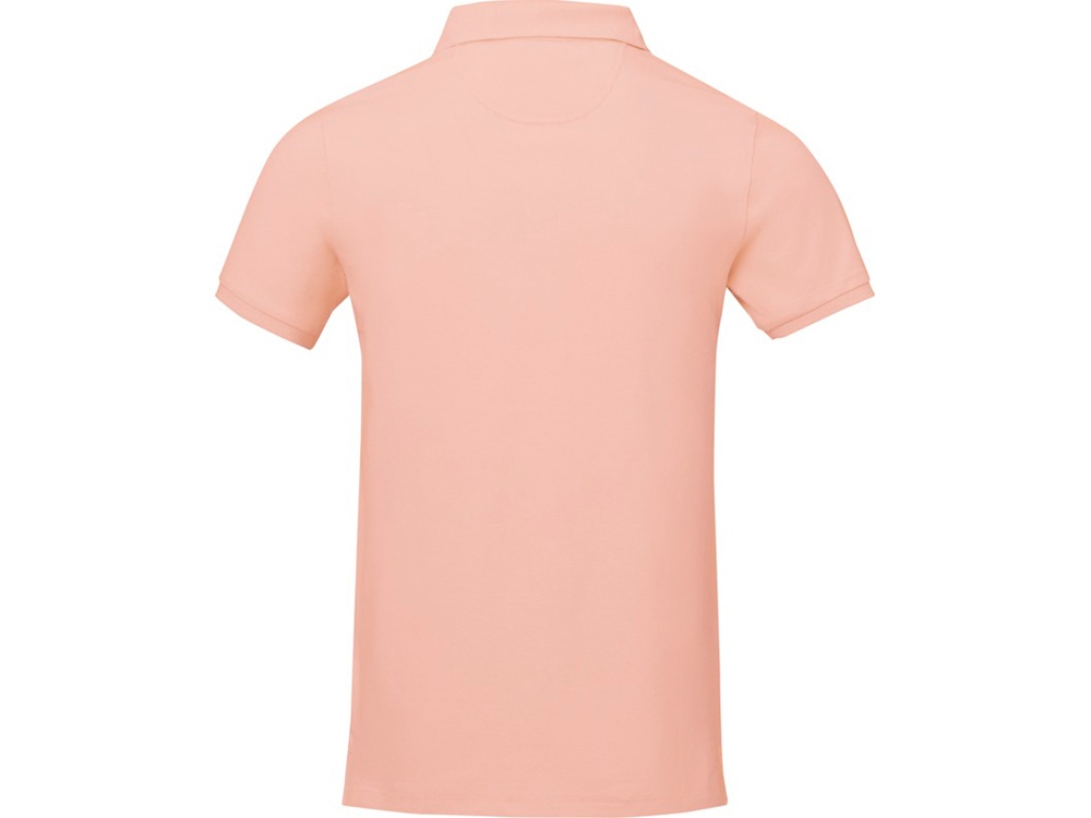 Calgary мужская рубашка-поло с коротким рукавом, pale blush pink, розовый