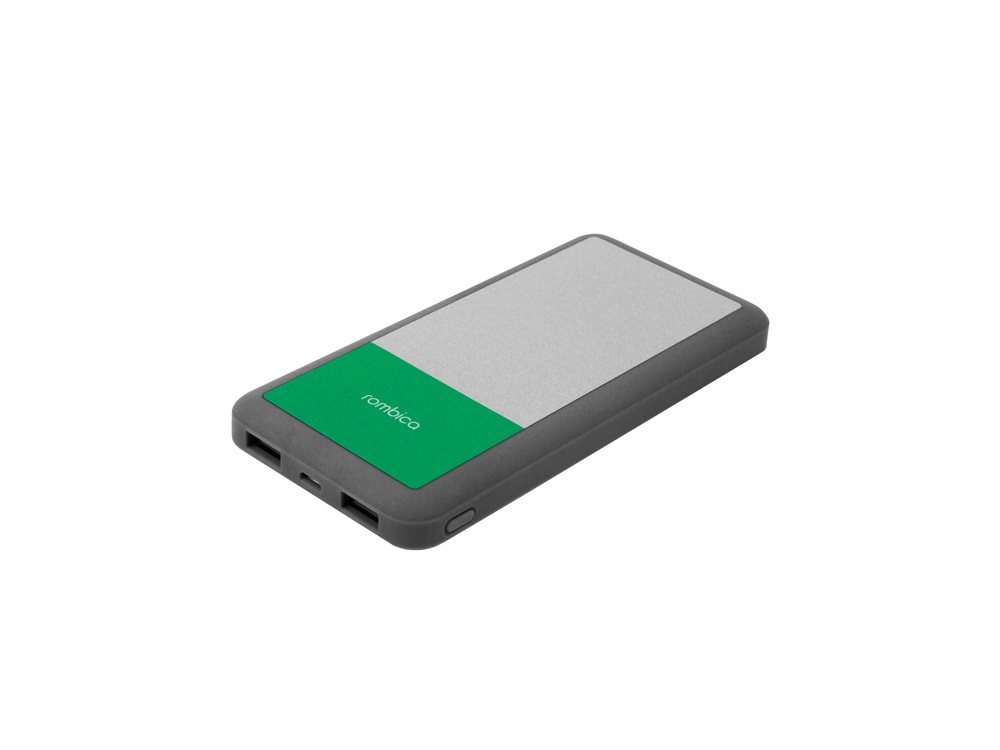 Внешний аккумулятор Rombica NEO Bright 5C, зеленый, серый, зеленый