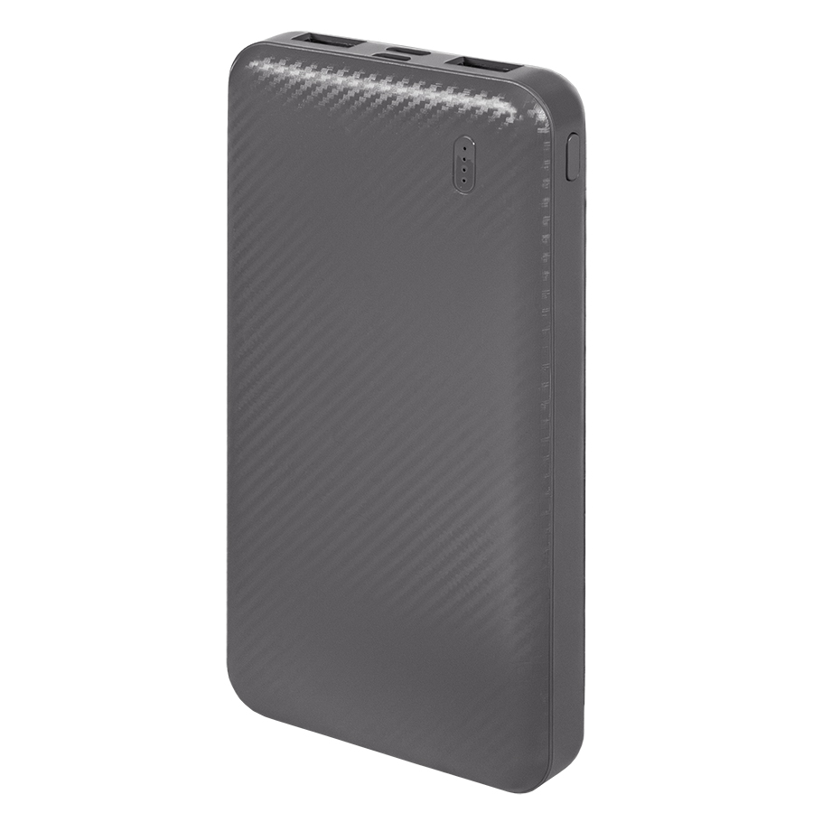 Универсальный аккумулятор Rib 10 (10000 мАч), серый, 13,5х6.8х1,5 см