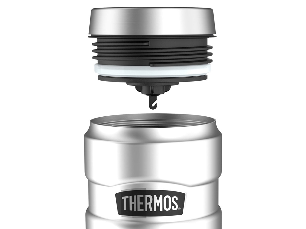 Кружка-термос из нерж. стали тм THERMOS SK1005SBK 0.47L, стальной, серебристый