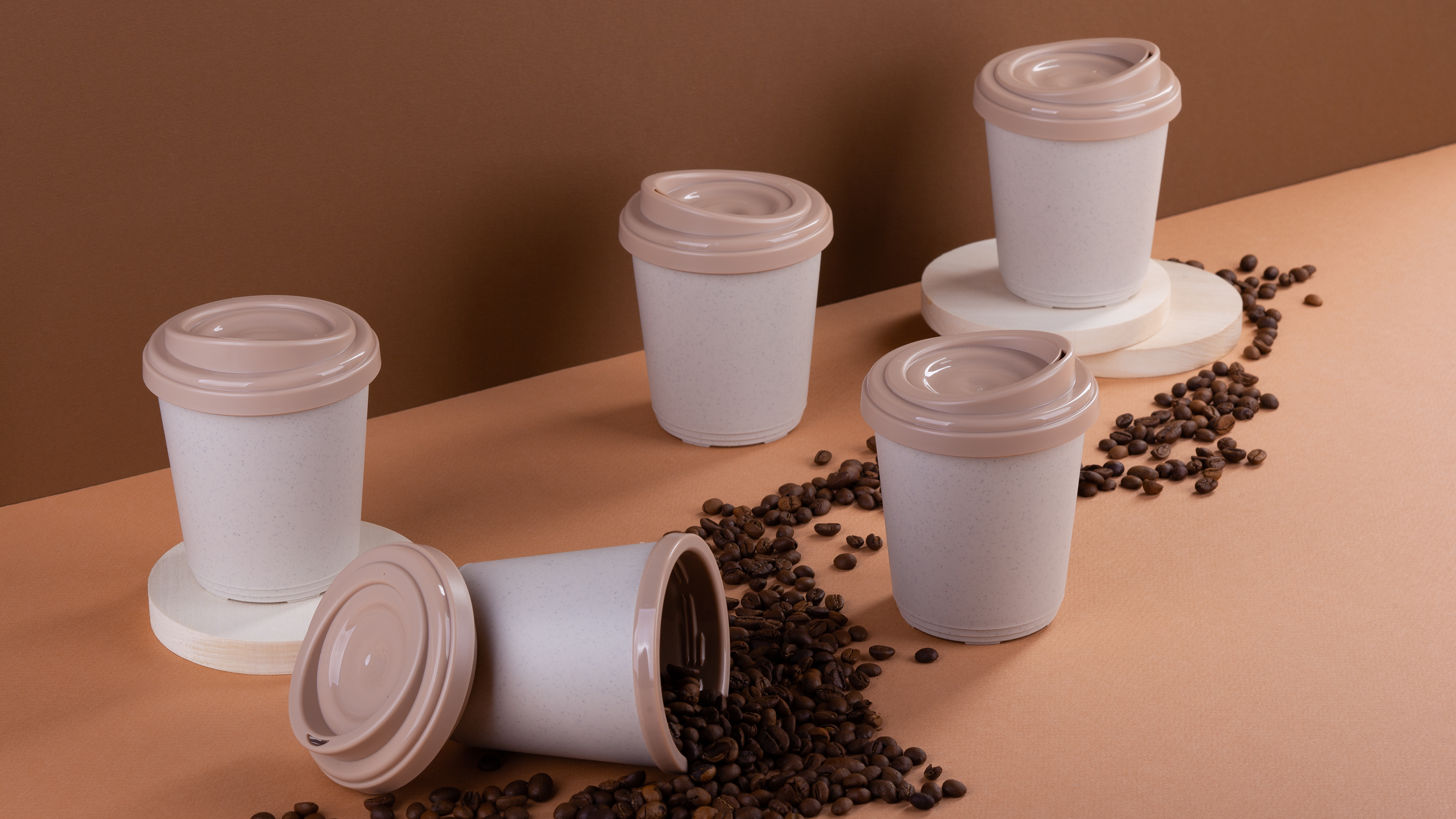 Стакан "Cappuccino" 300 мл, цвет натуральный