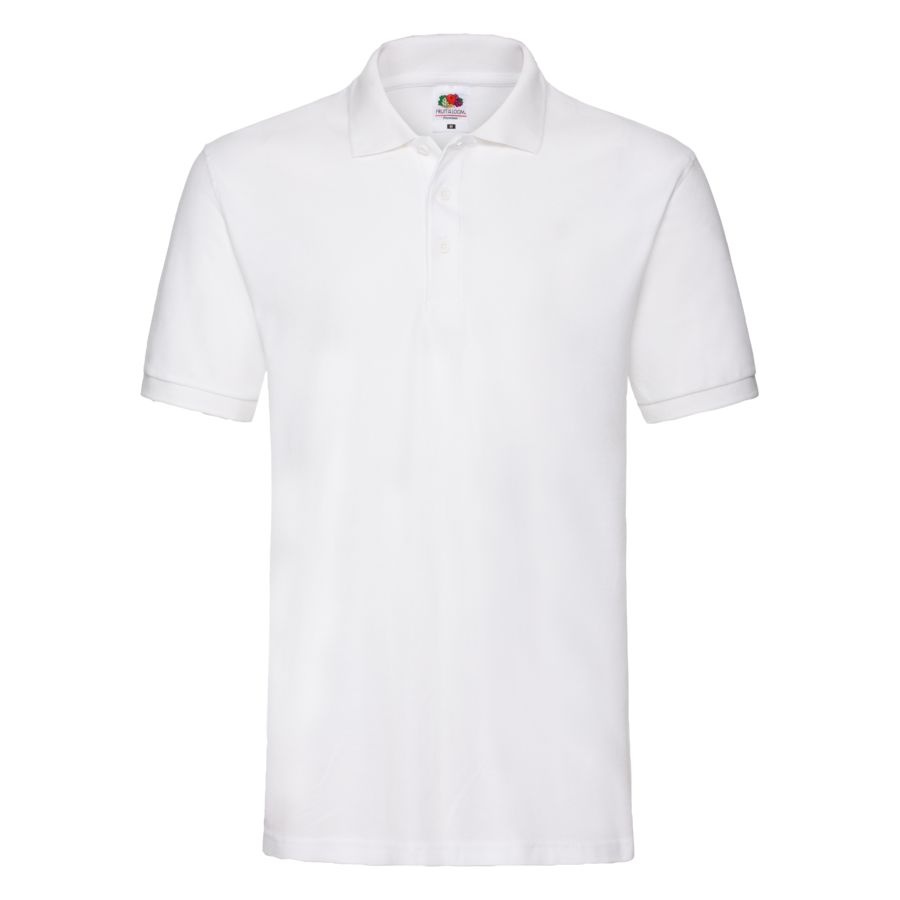 Рубашка поло мужская PREMIUM POLO, белый, 2XL, 100% хлопок, 170 г/м2