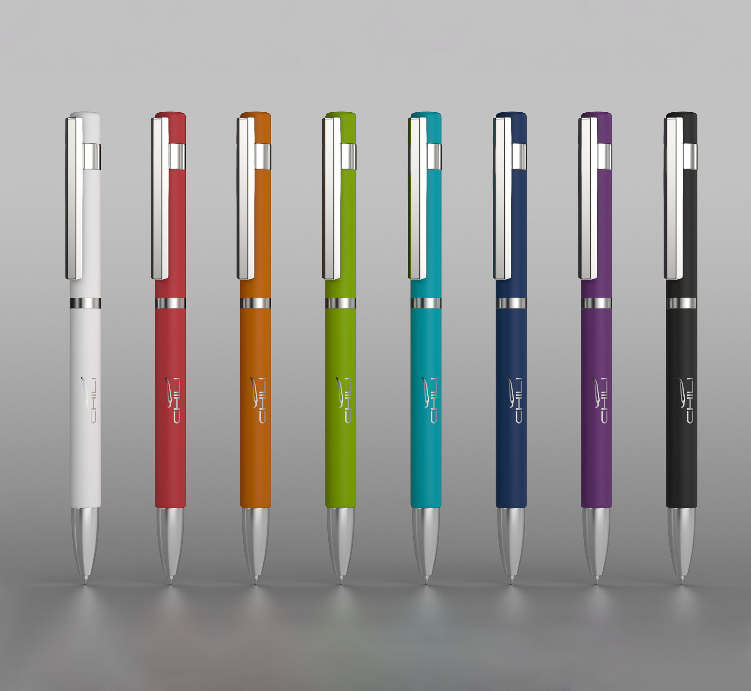 Ручка шариковая "Mars", покрытие soft touch, цвет темно-синий