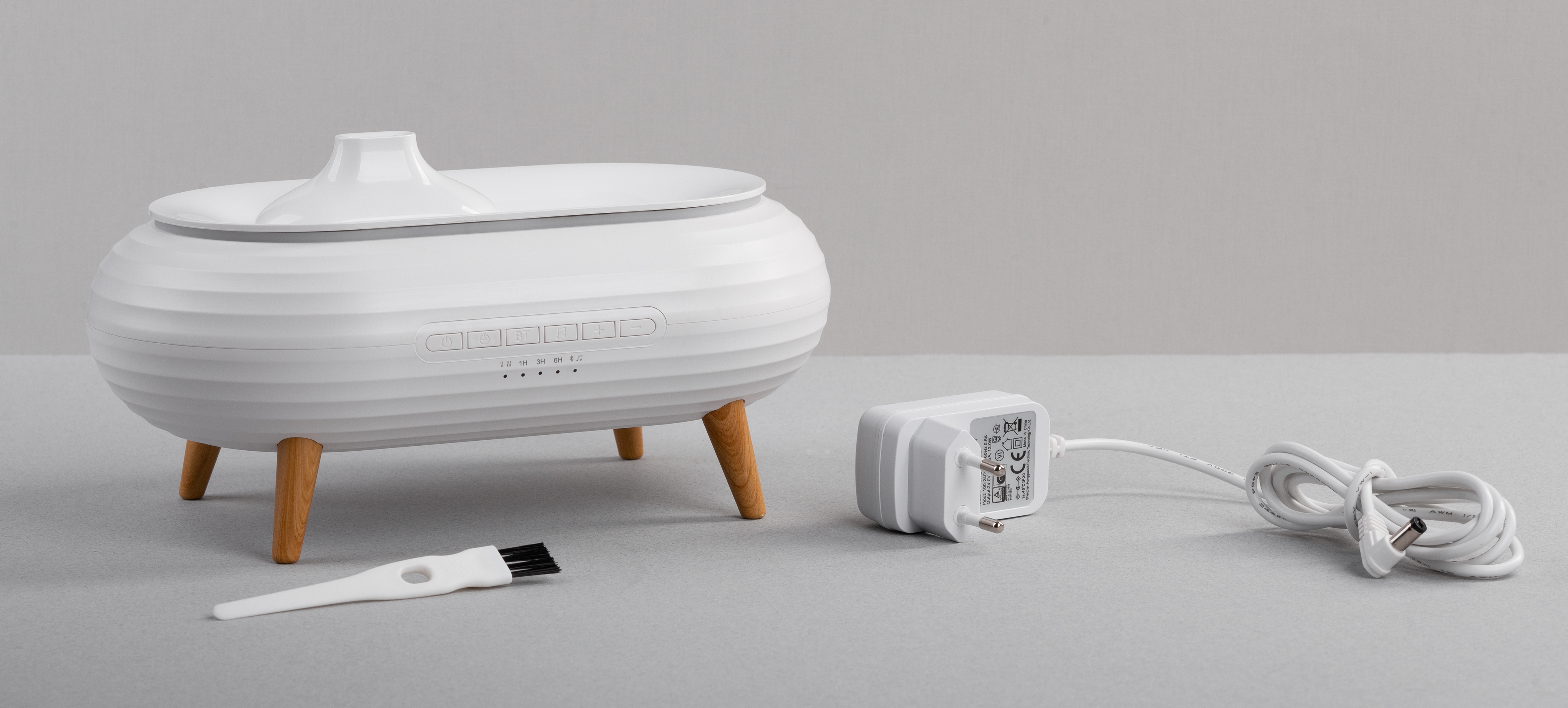 Увлажнитель воздуха "Smart Air" с bluetooth-колонкой, мелодиями и релаксирующими шумами, с подсветкой и ароматизатором, цвет белый