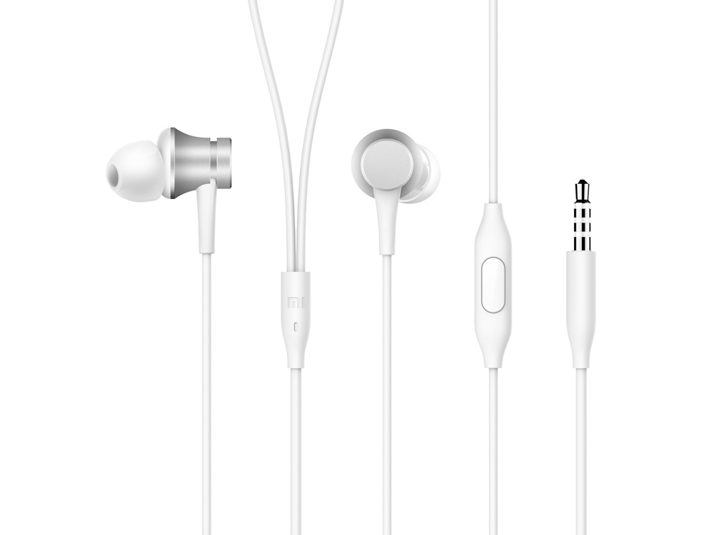 Наушники Mi In-Ear Headphones Basic Silver HSEJ03JY (ZBW4355TY), серебристый