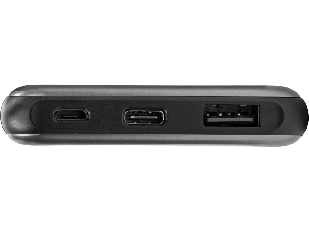 Внешний аккумулятор Forge v.2, металл, 10000mah, серый