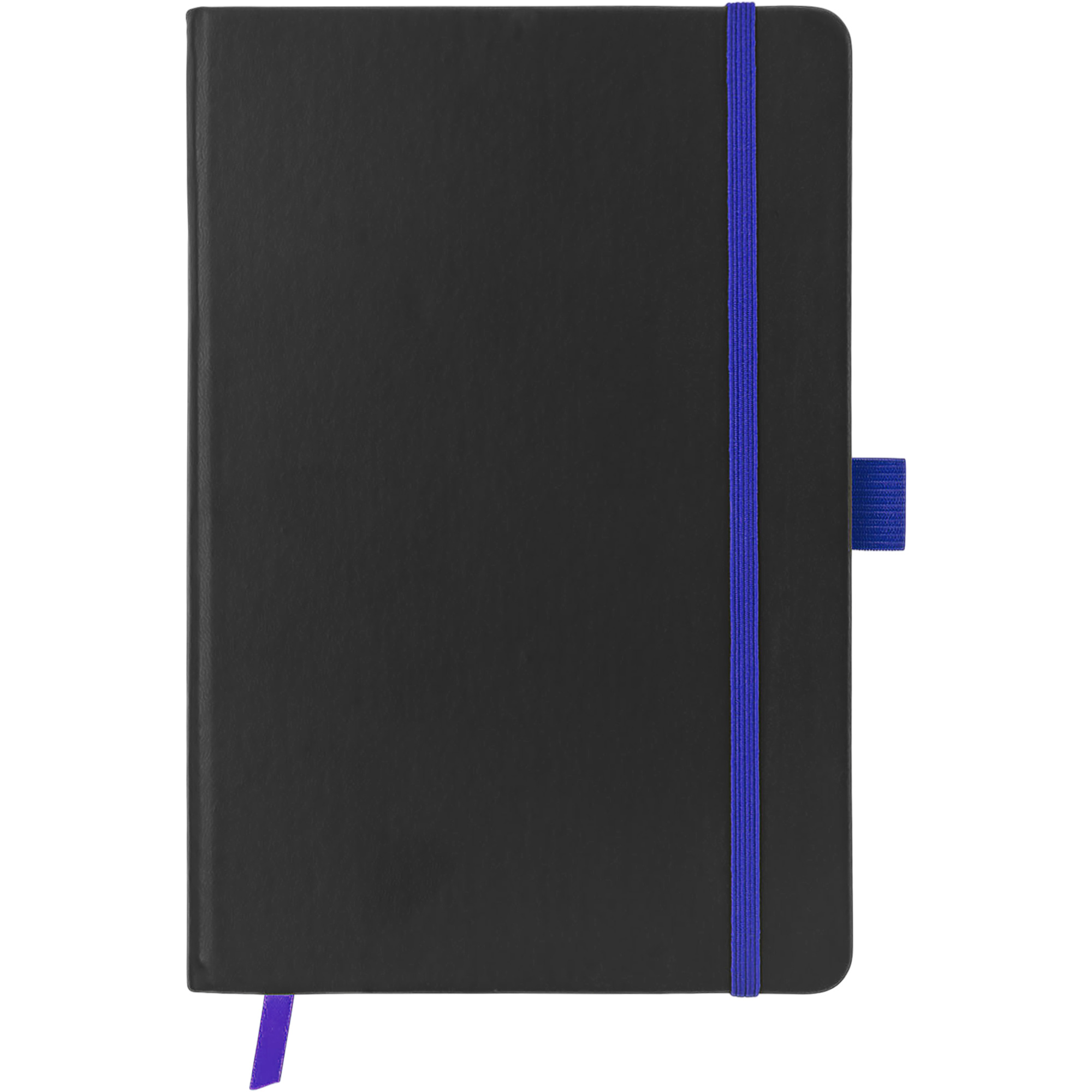 Блокнот ColorNote Black, твердая обложка A5, 80 листов, черный с синим, черный, синий, синий
