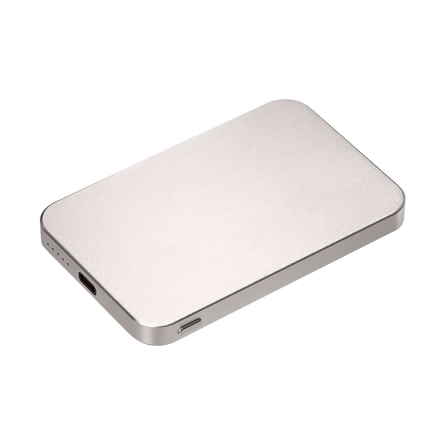 Внешний аккумулятор Artex PD 5000mAh с функцией беспроводной зарядки 15W, титановый