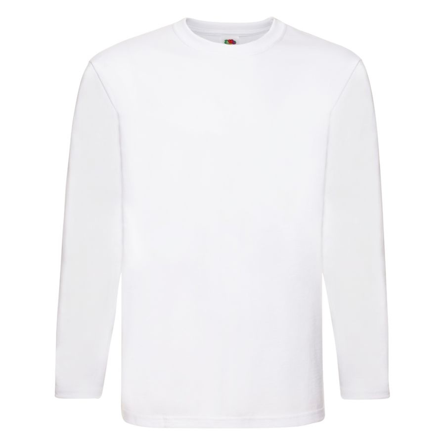 Футболка "Super Premium Long Sleeve", белый, L, 100% х/б, 190 г/м2