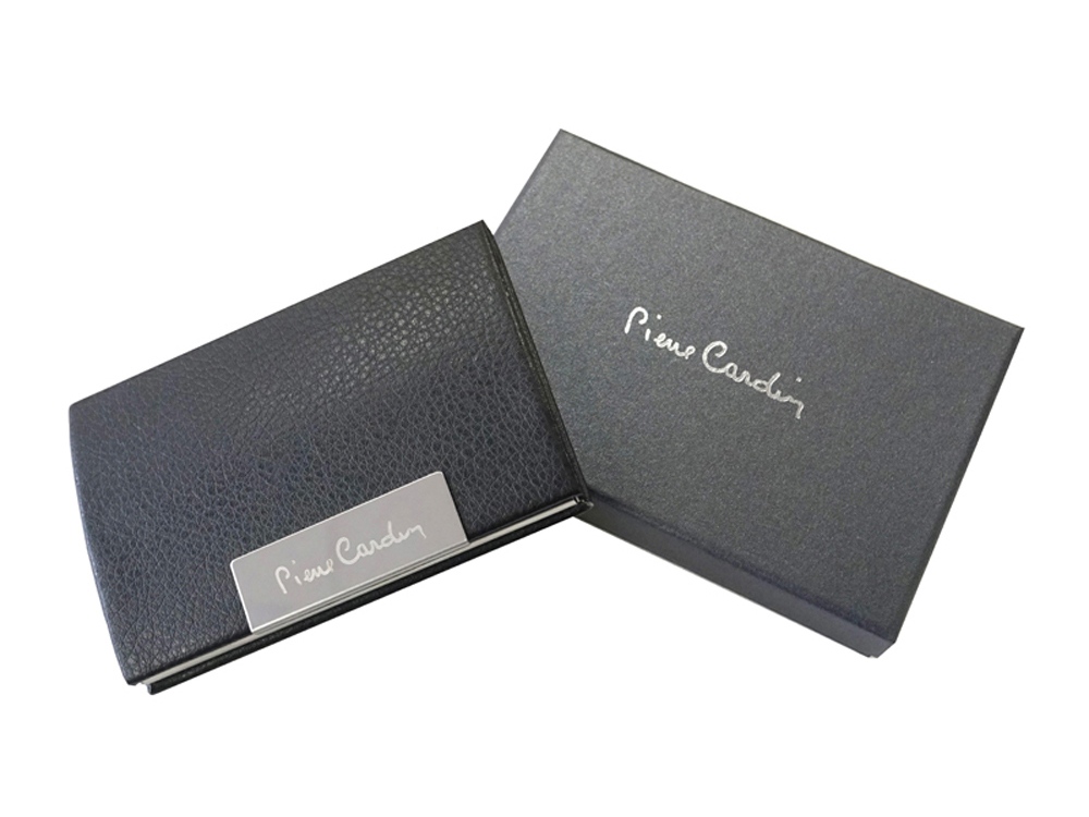 Визитница Pierre Cardin. Корпус - искус.кожа. Размер 9,6 х 6,4 х 1,3 см. Цвет - черный.