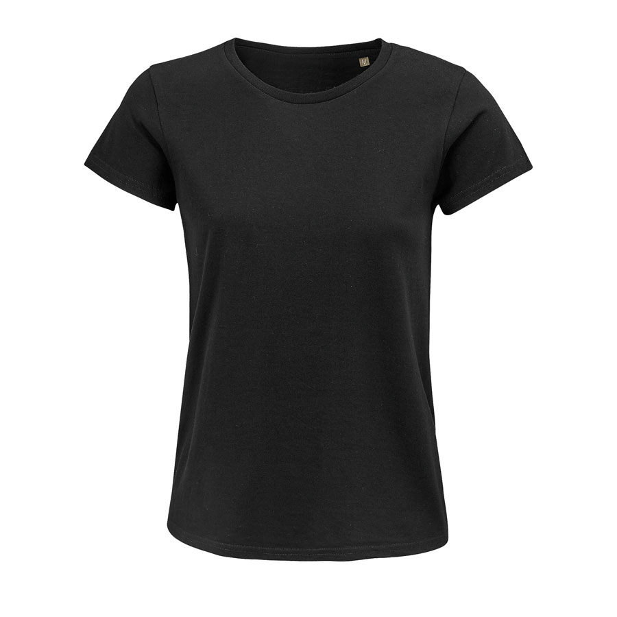 Футболка женская "CRUSADER WOMEN", черный, 2XL, 100% органический хлопок, 150 г/м2