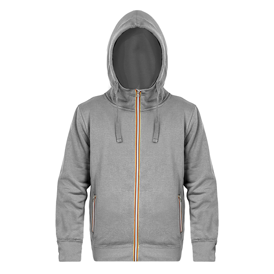 Толстовка мужская "LAS VEGAS MAN", серый меланж, 2XL, 65% полиэстер, 35% хлопок, 280 г/м2