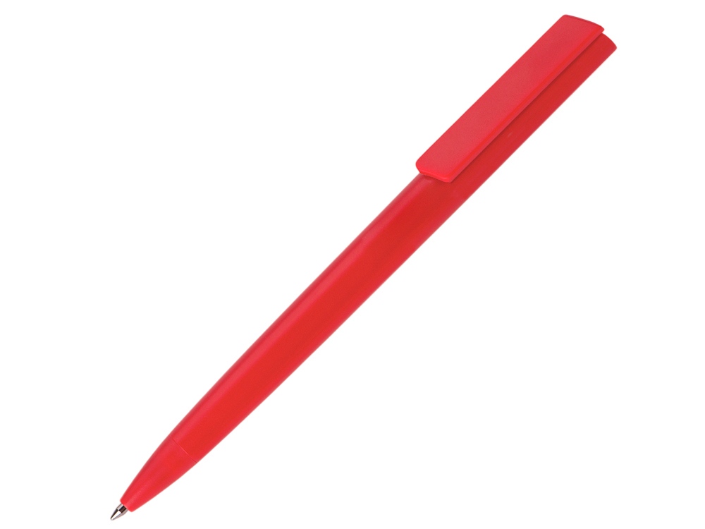 Ручка пластиковая шариковая Taper Solid, матовый красный