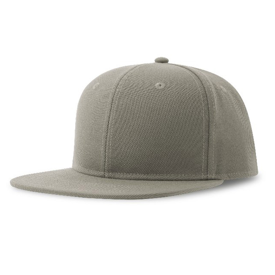Бейсболка "SNAP BACK-S", 6 клиньев, пластиковая застежка, серый, 100% переработанный полиэстер, 300 гр/м2