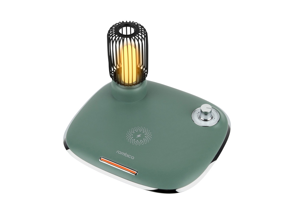 Беспроводное зарядное устройство Rombica NEO Tomas Quick Green, зеленый