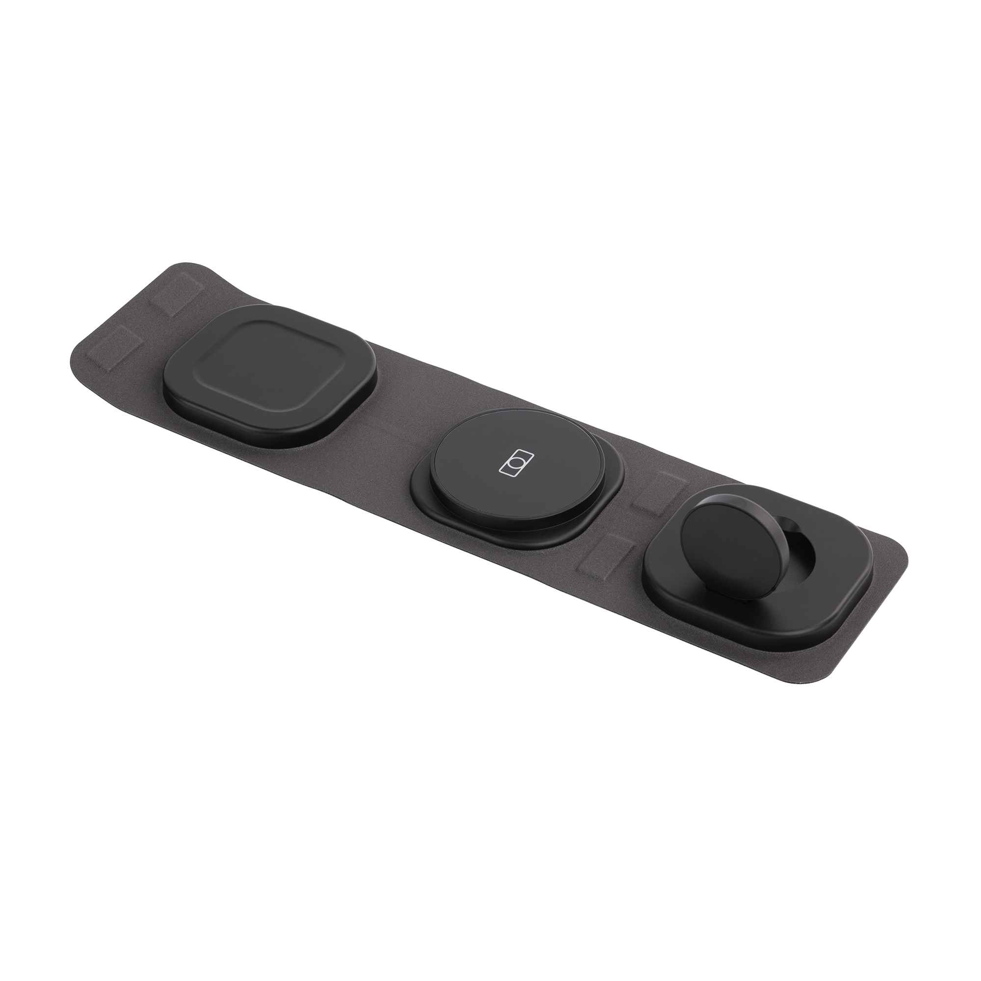 Складная беспроводная (15W) зарядная станция "Magic Case" с MagSafe для смартфона, часов и наушников, цвет черный