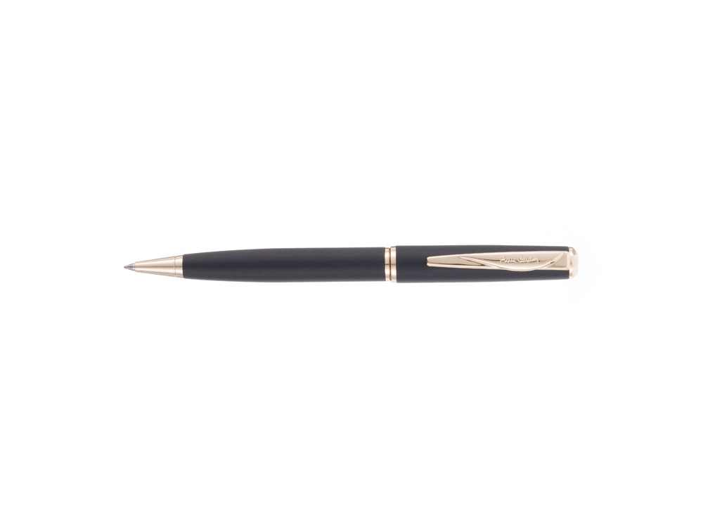 Ручка шариковая Pierre Cardin коллекция ГАММА КЛАССИКА (GAMME CLASSIC). Корпус - латунь. Цвет - черный. Упаковка Е