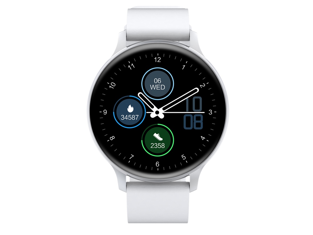 Смарт-часы Canyon SW-68  Badian, IP68, серебряный, серебристый
