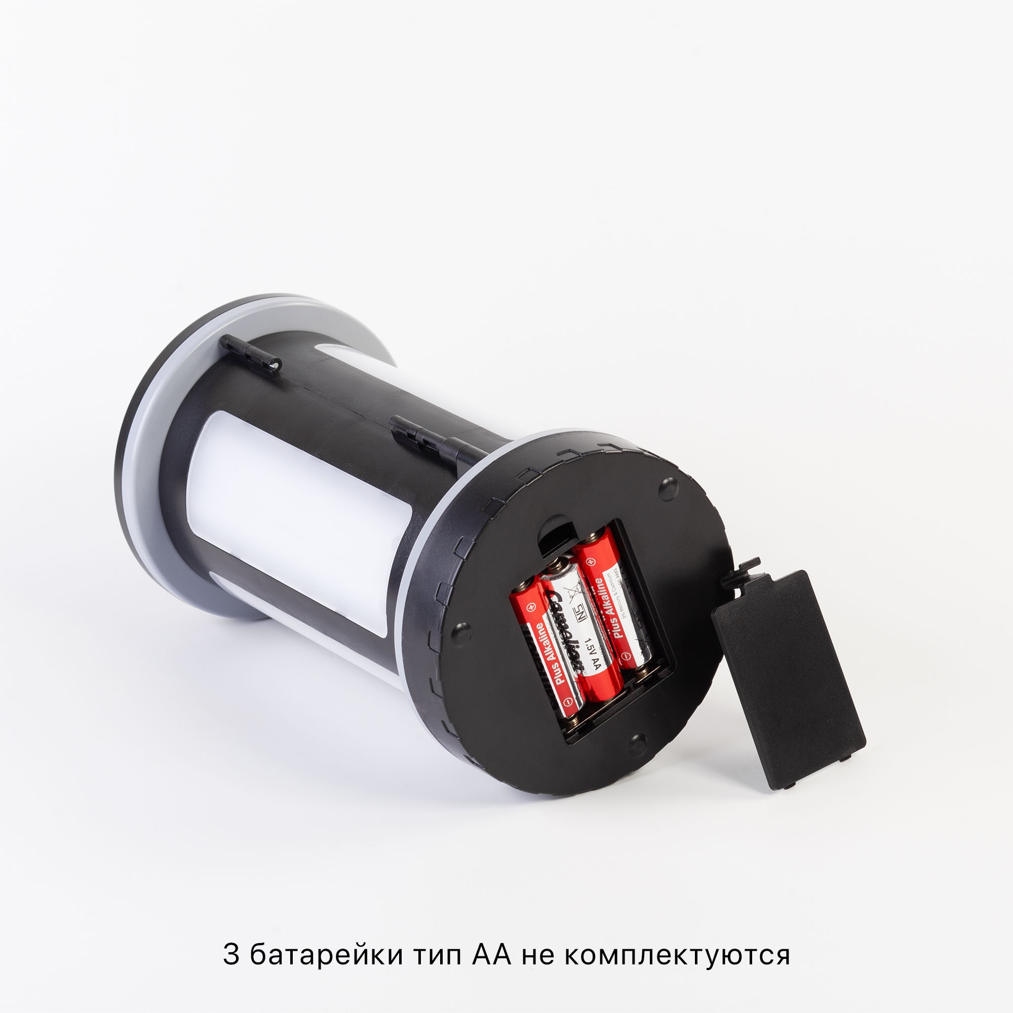 Набор инструментов "Pod" с фонарем, цвет черный с серым